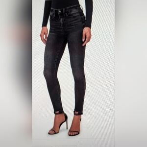 Good American Good Legs Skinny Jeans, Black size 16  NWT, new with tags